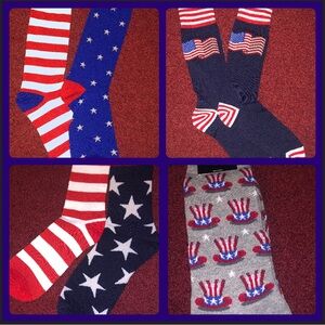 New “Patriotic” Crew Socks- Your Choice